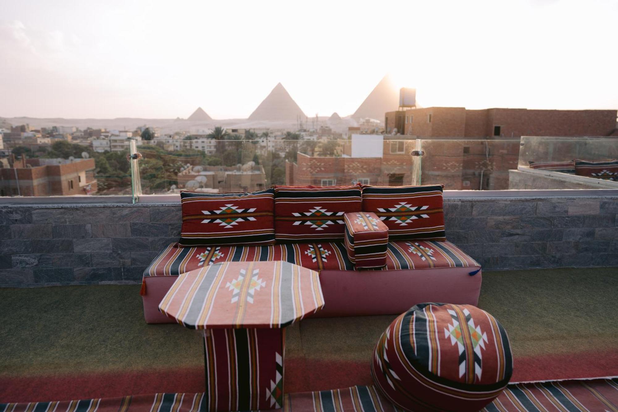 Tuya Pyramids Inn Kafret el-Gabal Exterior foto