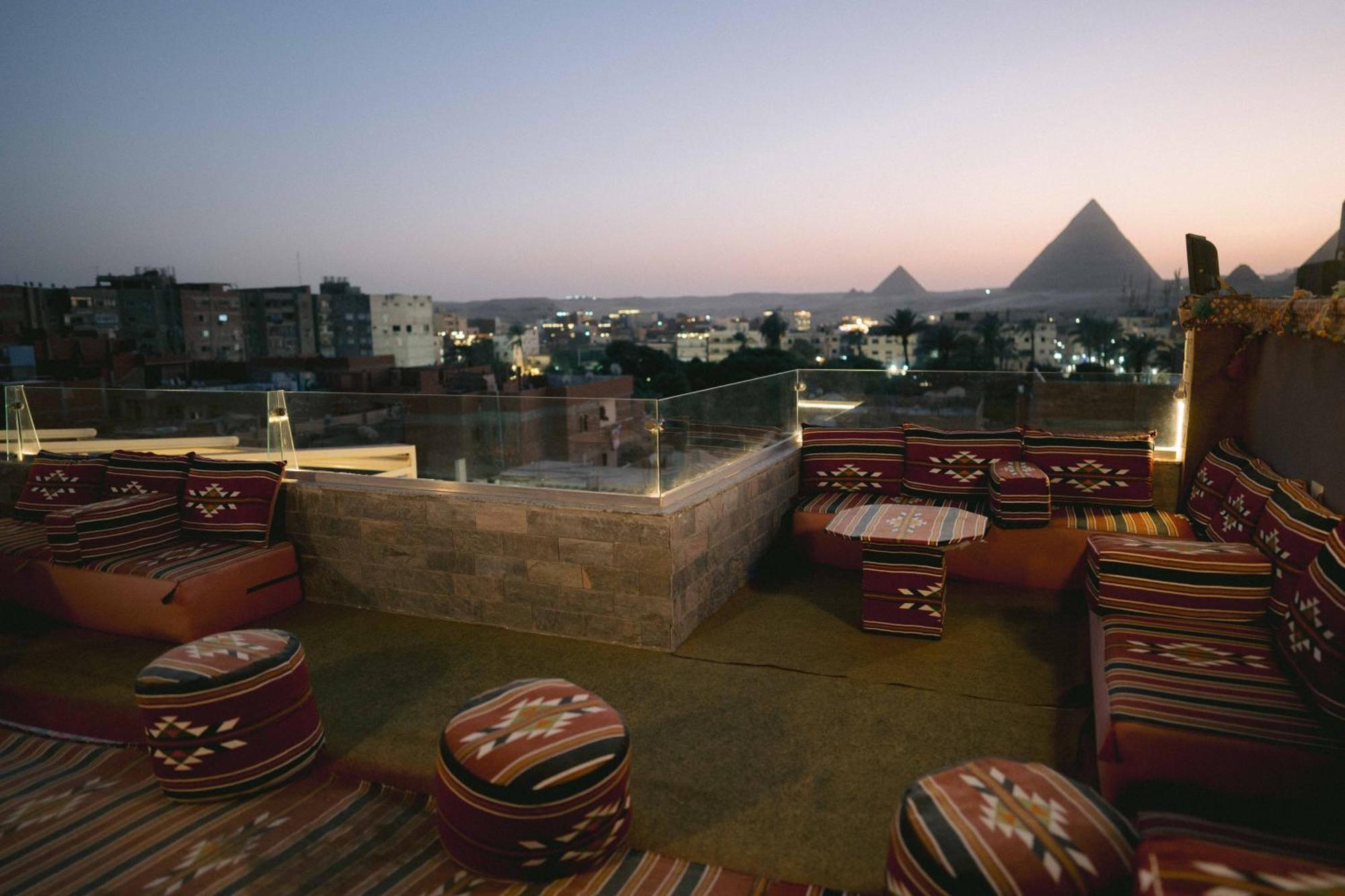 Tuya Pyramids Inn Kafret el-Gabal Exterior foto